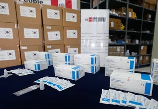 COVID-19: Perú recibió donación de 50 000 pruebas rápidas de Corea del Sur