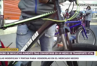 Crece el robo de bicicletas en Lima y su venta en el mercado negro durante la pandemia