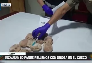  Cusco: Incautan 50 panes rellenos con droga