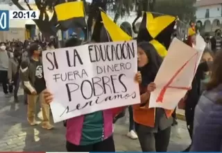 Cusco: Marcharon contra ley que recompone Sunedu