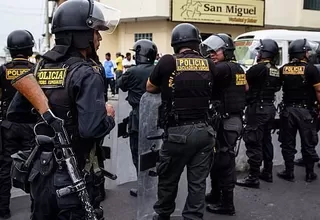 Debate presidencial: cordón policial resguarda zonas aledañas a Universidad Nacional de Piura