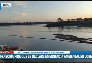 Defensoría pide que se declare emergencia ambiental en Loreto