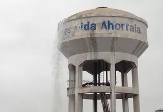 Denuncian fuga de agua en tanque de Sedapal en El Callao