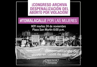 Despenalización del aborto: convocan para hoy una marcha de protesta 