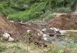 Destruyen puente ilegales en frontera entre Perú y Ecuador