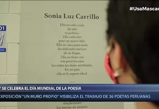 Día Mundial de la Poesía: "Un muro propio" visibiliza el trabajo de 36 poetas peruanas