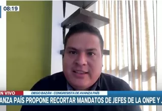 Diego Bazán: Titulares del JNE y de la ONPE deberían dar un paso al costado