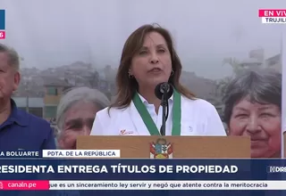 Dina Boluarte: Como dijo nuestro querido gobernador Acuña, solo en unidad podemos avanzar