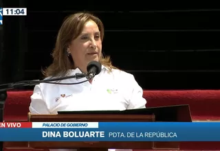 Dina Boluarte: Es importante mantener la estabilidad social y la democracia