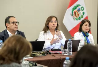 Dina Boluarte llegó a Tacna para presidir Consejo de Ministros