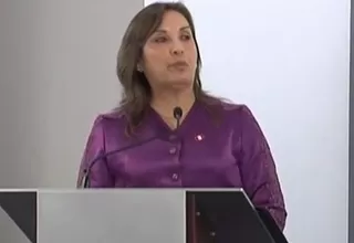 Dina Boluarte: "Perú es un país que ha sabido salir de su crisis política"