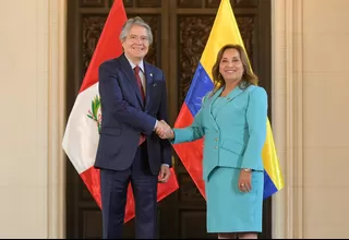 Dina Boluarte: "Peru y Ecuador tienen una relación de amistad"