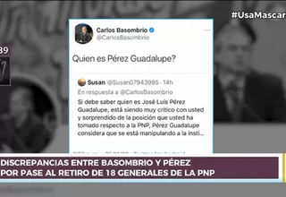 Discrepancias entre Basombrío y Pérez por pase a retiro de 18 generales de la Policía Nacional
