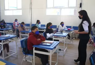 Dos colegios de Lima inician clases semipresenciales esta semana