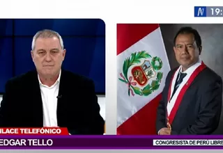 Edgar Tello sobre posible renuncia de Maraví: "Sería un atentado contra el derecho a la presunción de inocencia"