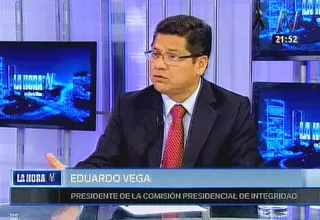 Eduardo Vega se concentrará en 5 puntos para luchar contra la corrupción