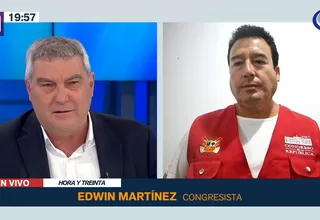 Edwin Martínez: "Solo saldría de Acción Popular si me expulsan"