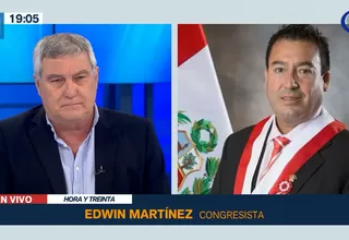 Edwin Martínez: "Voté a favor de la bicameralidad"