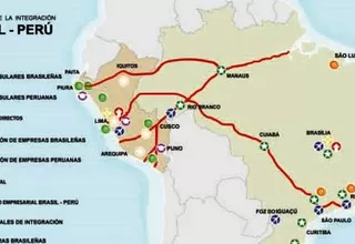 Eje Interoceánico Norte se encuentra detenido según Cámara Perú - Brasil