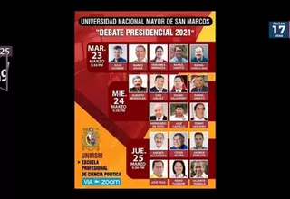 Elecciones 2021: Alberto Beingolea y Rafael Santos sostuvieron debate en la UNMSM
