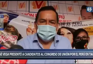 Elecciones: José Vega seguro de que apelación sobre improcedencia de inscripción saldrá a su favor