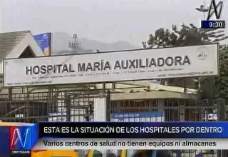 Hospitales en emergencia: la realidad en el María Auxiliadora y Dos de Mayo