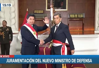 Emilio Bobbio Rosas juró como nuevo ministro de Defensa