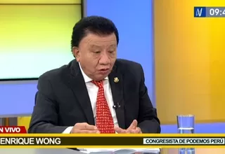 Enrique Wong sobre posible censura en su contra: “Yo lo respeto como demócrata, voy a presentar todas las pruebas"