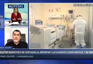 Epidemiólogo Antonio Quispe:  La diseminación violenta de la variante brasileña se disparará por Semana Santa 