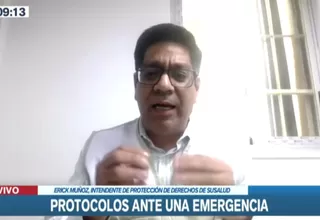 Erick Muñoz: Clínicas que condicionen atenciones de emergencia serán multadas con S/2 475 000