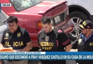 "El español" aseguró que escondió a Fray Vásquez con el conocimiento de la Policía