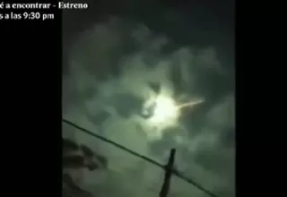Bólido o meteorito fue avistado en el cielo de Lima e Ica 