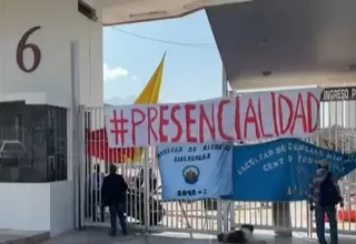 Estudiantes toman la ciudad universitaria de San Antonio Abad