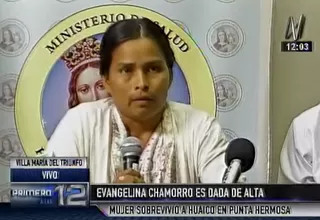 Evangelina Chamorro: "El lodo seguía llevándome, dije 'Dios dame fuerza'"