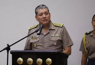Ex comandante general de la PNP presentará medidas legales para evitar cese