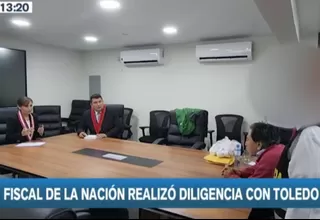 Ex presidente Toledo mantuvo diálogo con fiscal de la Nación Patricia Benavides