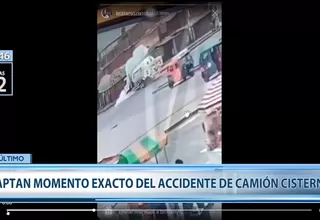 Explosión en Villa El Salvador: Cámara registró momento exacto de accidente de camión