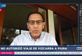 Poder Judicial no autorizó viaje de Martín Vizcarra a Piura