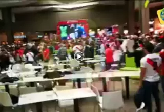 Mall de Bellavista: hinchas generaron disturbios durante el Perú-Francia