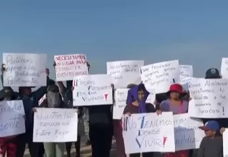 Familias invaden terreno en balneario de Paracas