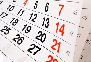 Feriados 2020: conoce los días feriados y no laborables de este año