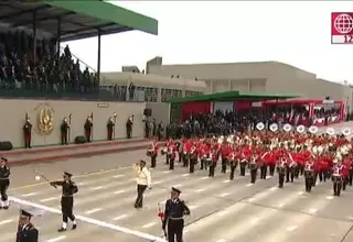 Fiestas Patrias: Policía Nacional del Perú ingresa al desfile cívico militar  