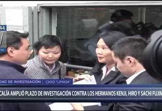 Caso Limasa: amplían plazo de investigación a Kenji, Hiro y Sachie Fujimori 