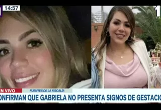Fiscalía confirma que Gabriela Sevilla no presenta signos de gestación