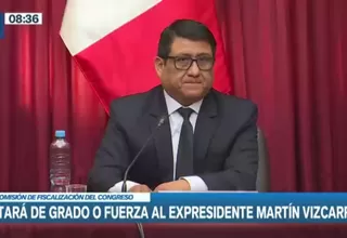 [VIDEO] Fiscalización citará de grado o fuerza a Martín Vizcarra