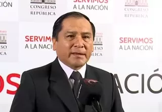 Flavio Cruz indicó que Perú Libre apoyará reconsideración para el debate del adelanto de elecciones 
