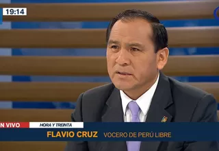 Flavio Cruz sobre la ley mordaza: "El proyecto debe ser aprobado"