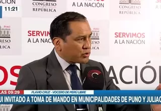 Flavio Cruz sobre su viaje a Puno en Año Nuevo: "Fui invitado a juramentación de alcaldes de Puno y Juliaca"