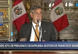 Francisco Sagasti: El 47 % de peruanos desaprueba su gestión, según Ipsos Perú