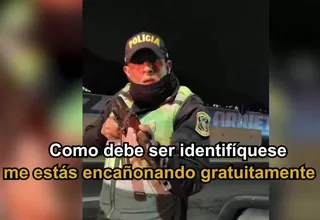 ¿Fue correcta la intervención policial con un rifle a un conductor en la Panamericana Norte?